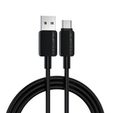 Acefast C26-04 USB-A to USB-C PVC Charging Data Cable (1.2m) - Black