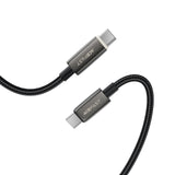 Acefast C23-03 USB-C to USB-C 60W Intelligent Power-Off Charging Data Cable (1.2m) - Black