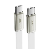 Acefast C24-03 Ultra-Thin Charging Data Cable USB-C to USB-C 60W (1.2m) - White