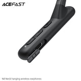 Acefast N8 Neck Hanging Wireless Earphones - Black