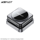 Acefast E20 desktop 3-in-1 Wireless Charging Holder - Black