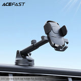 Acefast D57 One-Key Lock Car Holder For Dashboard And Windshield