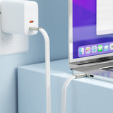 Acefast C24-03 Ultra-Thin Charging Data Cable USB-C to USB-C 60W (1.2m) - White