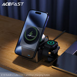 Acefast E18 3 in 1  Desktop Fast Wireless Charger Holder