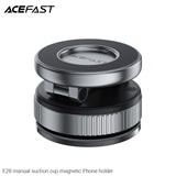 Acefast E28 Manual Suction Cup Magnetic Phone Holder - Black