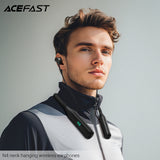 Acefast N4 Neck Hanging Wireless Earphones - Black