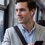 Acefast L13 USB-C Semi-In-Ear Wired earphones With Mic - White