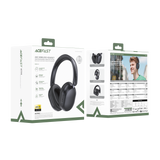 Acefast H12 Hybrid Active Noise Cancelling Wireless Headset - Black