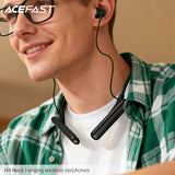 Acefast N8 Neck Hanging Wireless Earphones - Black