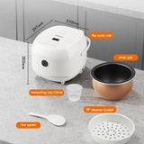 GAABOR RICE COOKER 1.2L TOUCH CONTROL WHITE RC-30T01A