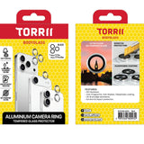 TORRII BODYGLASS Aluminium Camera Ring for iPhone 17 Pro / iPhone 17 Pro Max - Black