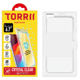 TORRII BODYGLASS for iPhone 15 Pro (6.1")/  iPhone 15 Pro Max (6.7")  Anti-bacterial Coating - Clear