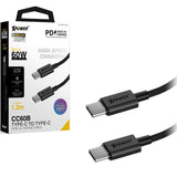 XPower CC60B 1.2m Aluminium Alloy 60W Type-C to Type-C Sync & Charge Cable