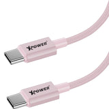 XPower CC60B 1.2m Aluminium Alloy 60W Type-C to Type-C Sync & Charge Cable