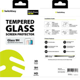 SwitchEasy Glass 9H Tempered Glass Screen Protector for iPhone 17