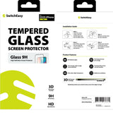 SwitchEasy Glass 9H Tempered Glass Screen Protector for iPhone 17