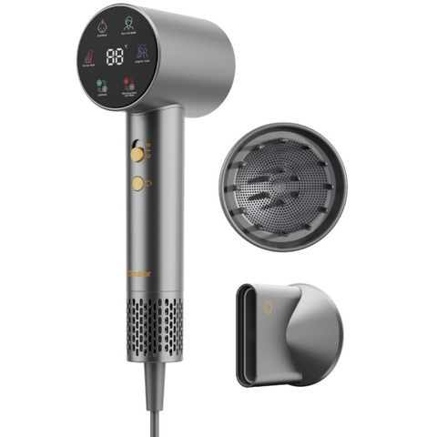 GAABOR HIGH SPEED HAIR DRYER 1600W LED DISPLAY GREY HD-M05A