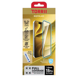 TORRII BODYGLASS for iPhone 18 Pro & iPhone 18 Pro Max Anti-bacterial | Full Coverage  - Clear