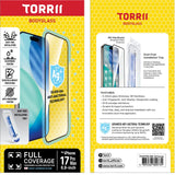 TORRII BODYGLASS for iPhone 17 series Anti-bacterial - Full Coverage