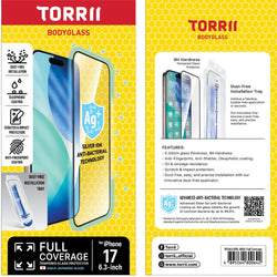 TORRII BODYGLASS for iPhone 17 series Anti-bacterial - Full Coverage