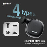 XPower MG22 Massage Gun Super Mini Pocket Massage Gun - Black/White