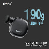 XPower MG22 Massage Gun Super Mini Pocket Massage Gun - Black/White