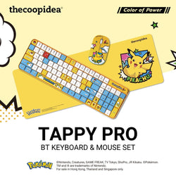 thecoopidea Pokémon Tappy Pro Wireless Keyboard and Mouse Set