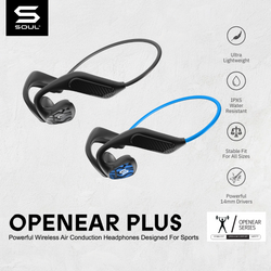 SOUL OPENEAR PLUS - Air Conduction Headphone for Sport with Deep Bass