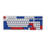 Cliptec RGK933 USB Mechanical Illumination Backlit Office Gaming Keyboard (97 Keys) - White/Blue