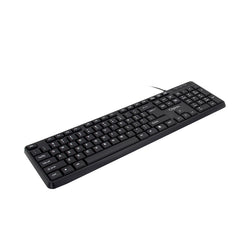 Cliptec RZK251 Primo USB Standard Keyboard (104 Keys) - Black