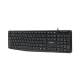 Cliptec RZK251 Primo USB Standard Keyboard (104 Keys) - Black