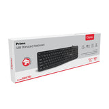 Cliptec RZK251 Primo USB Standard Keyboard (104 Keys) - Black