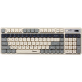 Cliptec RZK533 Dual Mode Wireless Multimedia Silent Keyboard And Mouse Combo Set - Blue