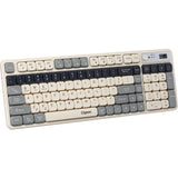 Cliptec RZK533 Dual Mode Wireless Multimedia Silent Keyboard And Mouse Combo Set - Blue