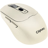Cliptec RZK533 Dual Mode Wireless Multimedia Silent Keyboard And Mouse Combo Set - Blue