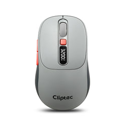 Cliptec RZS641 Dual Mode 3200DPI Rechargeable Silent Wireless Mouse With Digital Display