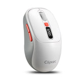 Cliptec RZS641 Dual Mode 3200DPI Rechargeable Silent Wireless Mouse With Digital Display