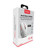 Cliptec RZS641 Dual Mode 3200DPI Rechargeable Silent Wireless Mouse With Digital Display