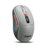 Cliptec RZS641 Dual Mode 3200DPI Rechargeable Silent Wireless Mouse With Digital Display