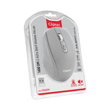 Cliptec RZS878 Xilent-Metal - 2.4GHZ 1600 DPI Silent Wireless Mouse (AA Battery)