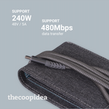 thecoopidea Flex Ultra 1.2m SR USB C to C 240W Cable