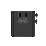 XPOWER TA100C 7 Output PD 100W Gan Traver Adapter - Black