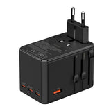 XPOWER TA100C 7 Output PD 100W Gan Traver Adapter - Black