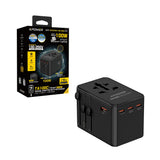 XPOWER TA100C 7 Output PD 100W Gan Traver Adapter - Black