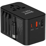 XPower TA70C Built-in Cable 70W PD+PPS GaN Travel Adaptor - Black