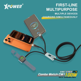 XPower Combo Watch CW1 6-in-1 Digital Display Charging Cable (1.2m)