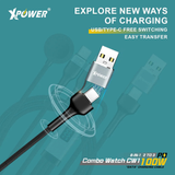 XPower Combo Watch CW1 6-in-1 Digital Display Charging Cable (1.2m)