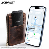 ACEFAST S3 Metal Card Shaped Tag Smart Finder Ultra Thin Bluetooth-compatible Tracker for iOS