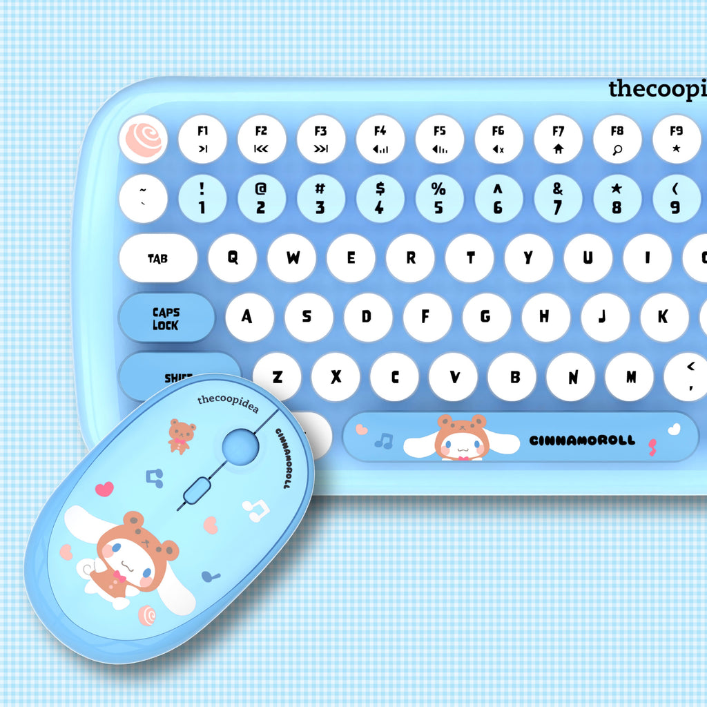 [New Arrival 2023 ] thecoopidea Sanrio TAPPY+ Wireless Keyboard & Mous ...