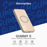 thecoopidea GUMMY S - PD 20W + 15W Wireless 10000mAh Powerbank